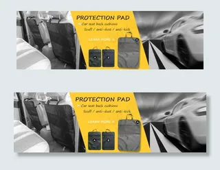 速卖通汽配产品海报 座椅防护垫