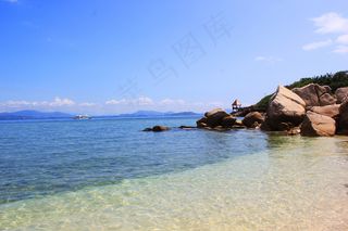 迷人的海滩风光图片