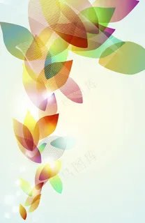 彩色花瓣背景 彩色花瓣背景