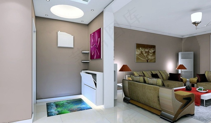 玄关设计效果图