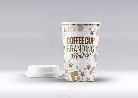 6款纸杯产品效果展示样机