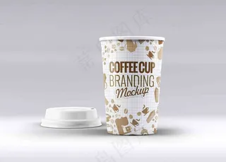 6款纸杯产品效果展示样机