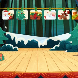 手绘主图推广背景图