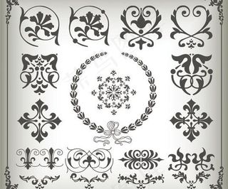 欧式花纹边框图片