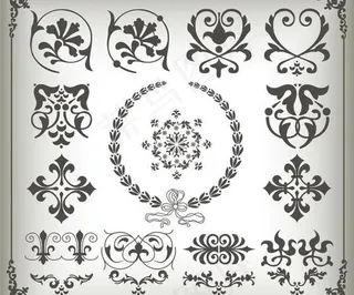 欧式花纹边框图片