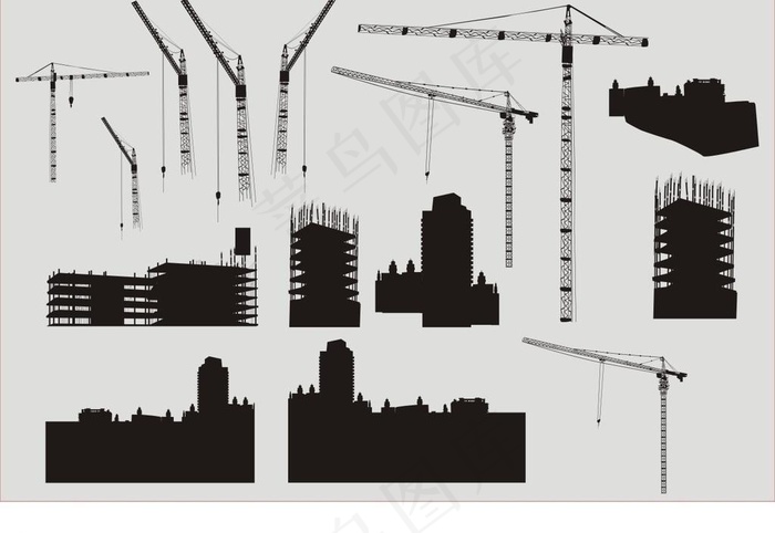 工地建材图片cdr矢量模版下载