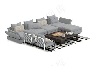 室内沙发模型素材