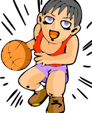 篮球 卡通运动人物图片