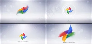 简洁绚丽的Logo演绎动画AE模板