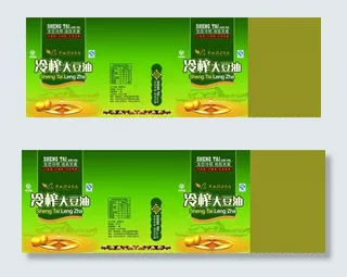 冷榨 豆油 包装图片