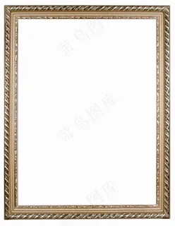 金色精美雕花相框图片