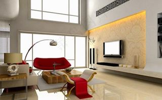 超酷客厅模型图片