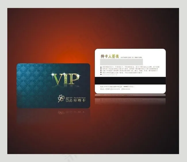 尊贵VIP卡设计矢量素材cdr矢量模版下载