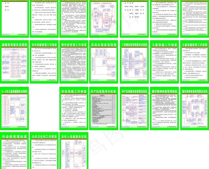 社区制度图片cdr矢量模版下载