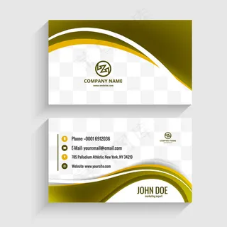 简洁大气科技创意矢量名片