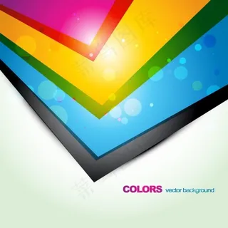 彩色方块背景图