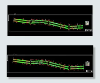 线道路绿化景观设计
