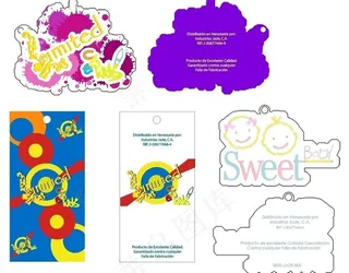 不规则多款吊牌图片