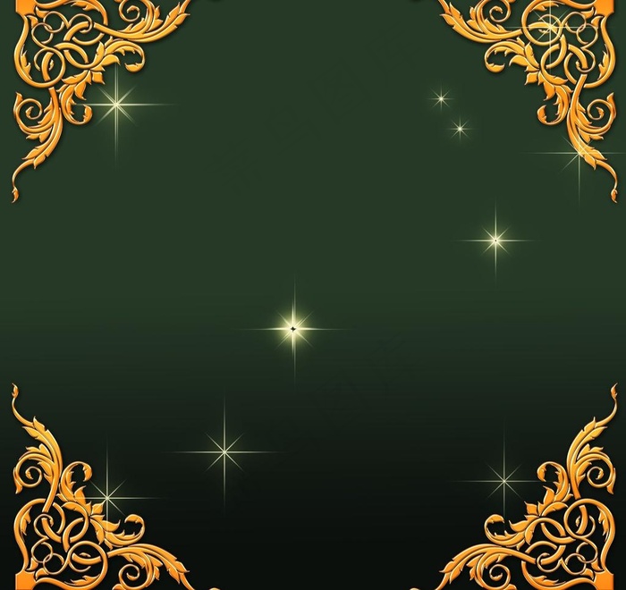欧式花纹相框模板图片