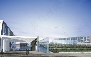 图书馆效果图图片