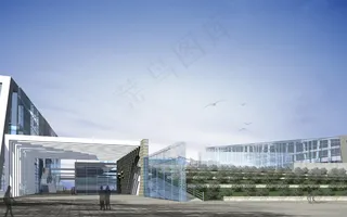 图书馆效果图图片