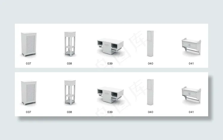 卫浴素材3D模型素材