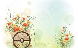 韩国植物装饰边框矢量图12