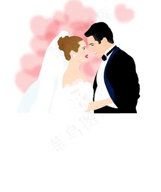 矢量婚礼人物144