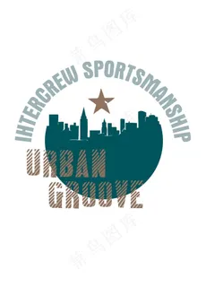 卡通图案T恤图案设计图文组合