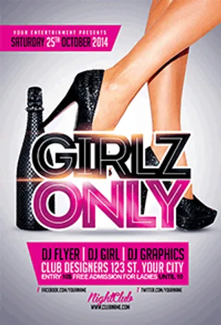 Girlz Only Flyer