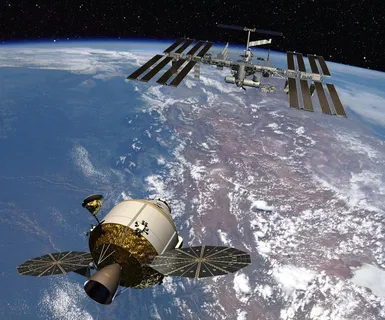 美国载人航天模拟登月图片