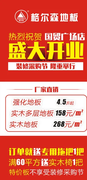 X展架 DM单 开业图片