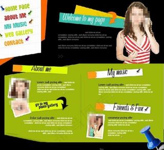 欧美女歌手个人网站flash动画