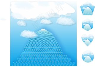 云线条形状元素