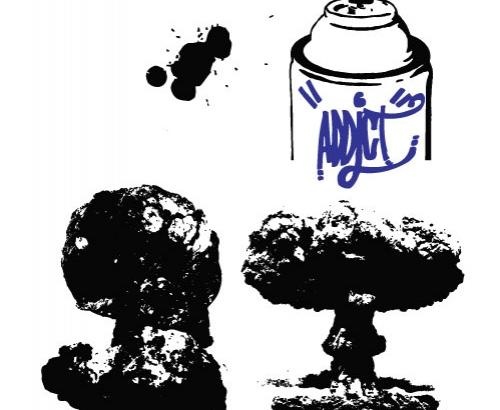 原子弹爆炸矢量ai矢量模版下载