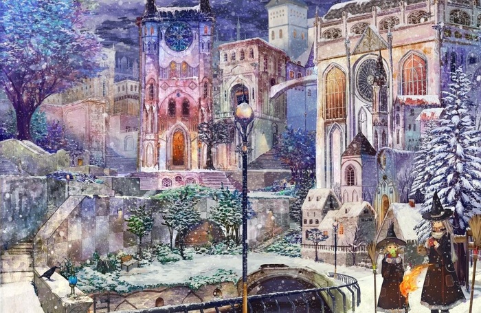 动漫风景图片