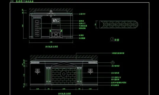 CAD餐厅设计素材 餐厅施工