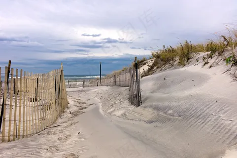 海边沙土小路图片 海边沙土小路图片