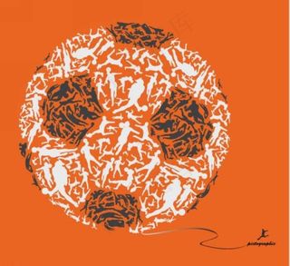 足球设计背景图片