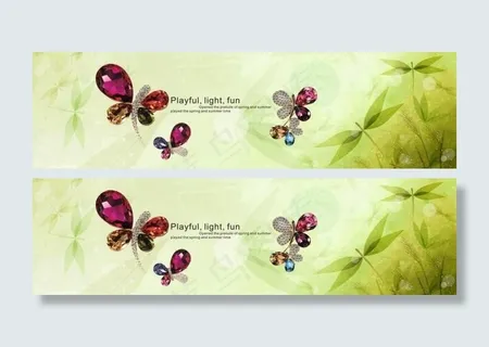 品牌饰品宣传画册内页图片