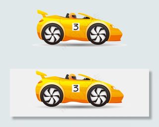 卡通汽车素材png免扣集合