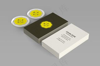 极简黑白创意名片