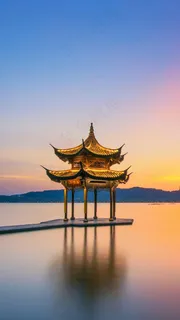 凉亭高清摄影图片