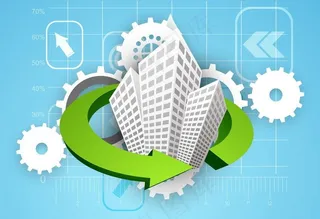 数字城市科技背景图片