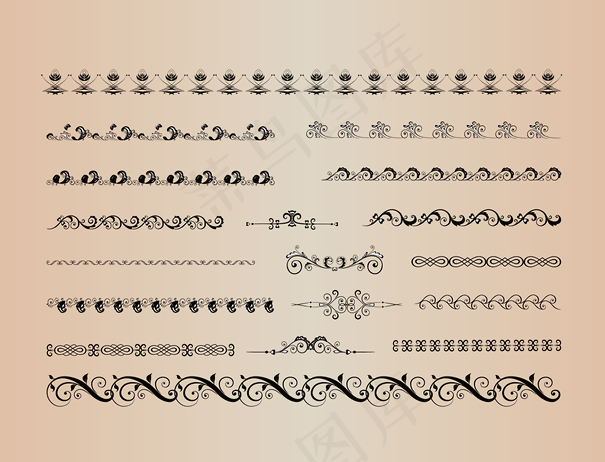 向量集装饰方面的。