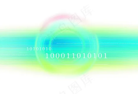 蓝色数字科技背景