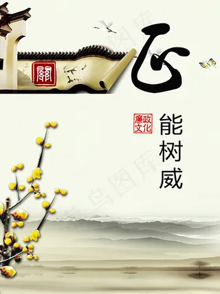 中国风文化展板设计