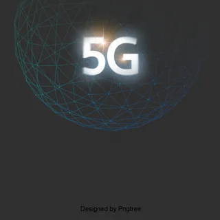 黑酷5G互联网技术场景,免抠元素