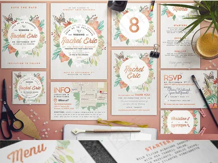 唯美鲜花设计元素