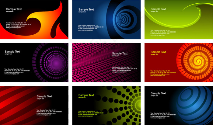 个性名片设计EPS